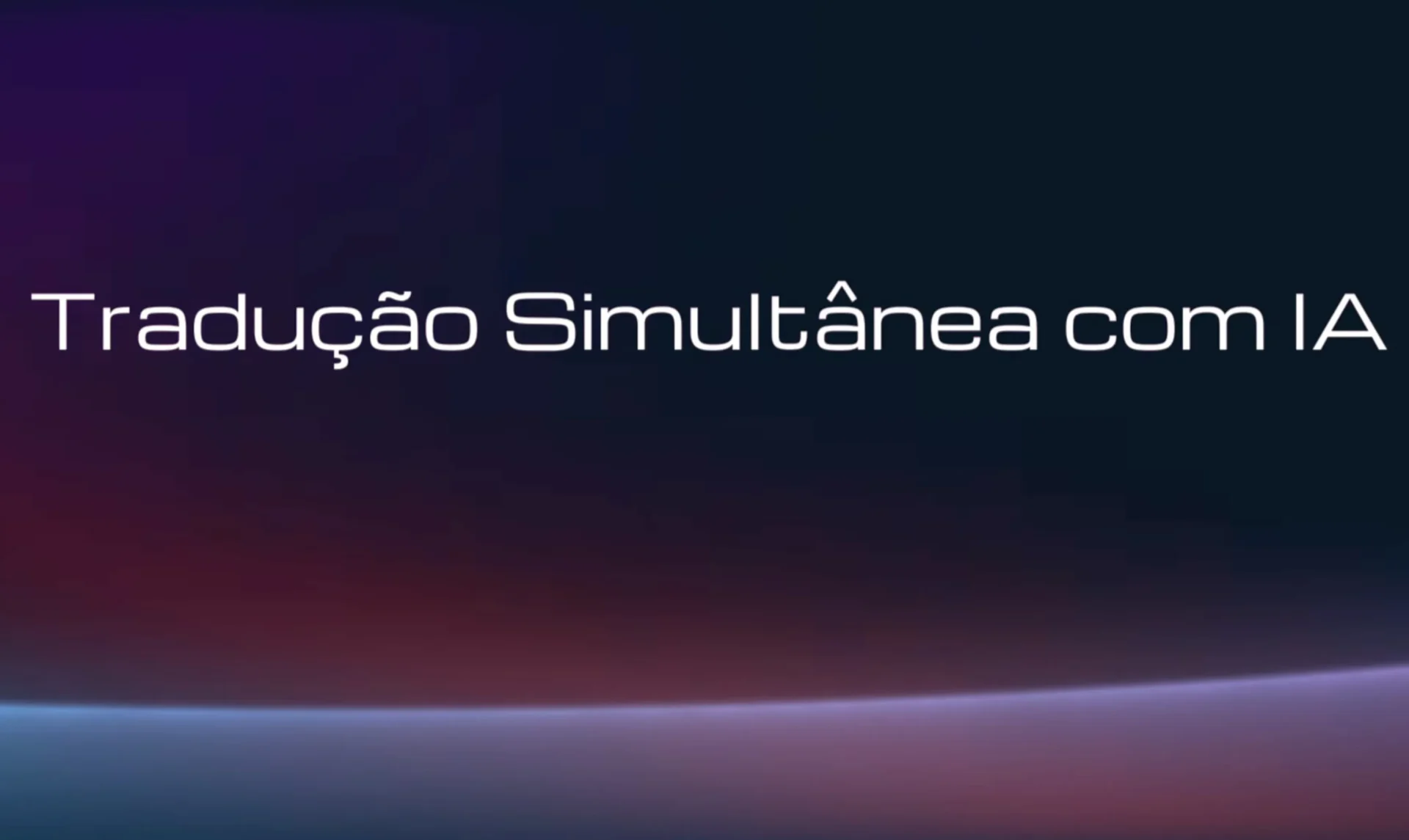 Click and Translate - Tradução de eventos simultânea com IA